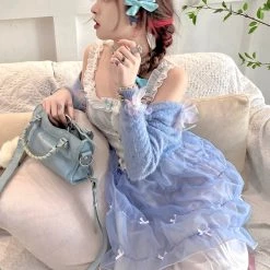 [Mid Season Sale ] Don't Forget Me 3D Flower Cardigan (Designer Arilf)