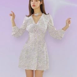 By The Lake Floral Mini Dress (Brand Mummy Cat) New Arrivals