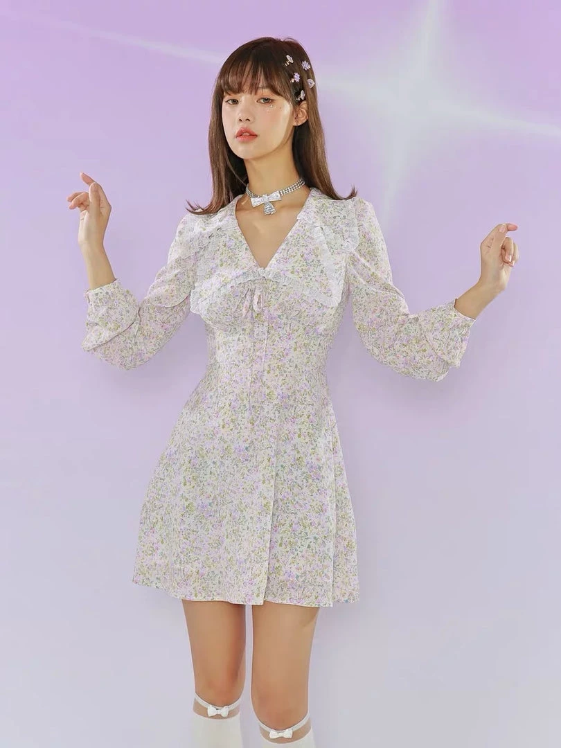 By The Lake Floral Mini Dress (Brand Mummy Cat) New Arrivals 1 By The Lake Floral Mini Dress (Brand Mummy Cat) New Arrivals