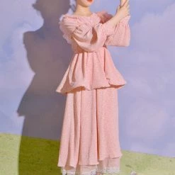 SEC-FLY The Peachy Fairy Floral Dress New Arrivals