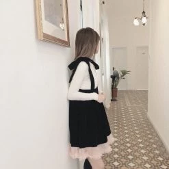 Meow The Girl With Angel Aroma Velvet Dress New Arrivals
