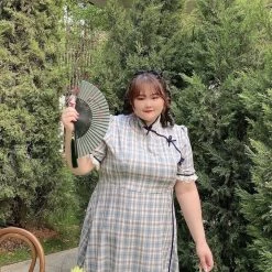 DAJUN New Arrivals [Curve Beauty] Chinese Sweetheart Qipao Dress