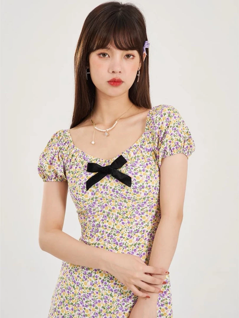 New Arrivals Summer Aroma Floral Mini Dress (Brand Mummy Cat) 1 New Arrivals Summer Aroma Floral Mini Dress (Brand Mummy Cat)