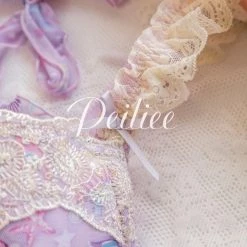 Miss KIKI (Curve Size Included) Mermaid Story Soft Bra Set [Premium Selected Japanese Brand]