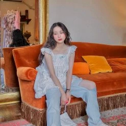 My Ghost Cupid’s Heart Vintage Lace Cotton Dress New Arrivals