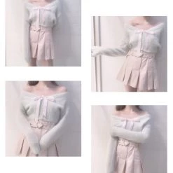 Peiliee Shop [By Peilieeshop] The Dancing Swan Soft Cardigan New Arrivals