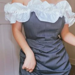 Sugar Fairy [Mid Season Sale] Chic Lady Off-shoulder Suit Dress