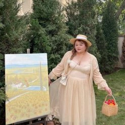 DAJUN Summer 2022 [Curve Beauty] Soft Moments Dress