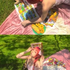 [Premium Selected] Love Diary Cherry Gingham Mini Dress [Designer Arilf] New Arrivals