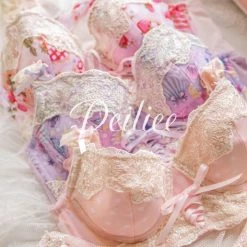 Miss KIKI (Curve Size Included) Mermaid Story Soft Bra Set [Premium Selected Japanese Brand]