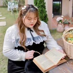 DAJUN [Curve Beauty] Princess Mary Vintage Dress