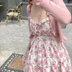 Arilf Lotus Leaf Shine Cardigan New Arrivals