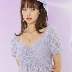 Lavender Garden Floral Top (Brand Mummy Cat) New Arrivals