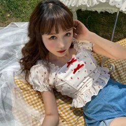 [12 Studio] Lollipop Hearts Shirt