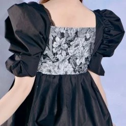 SEC-FLY New Arrivals The Dark Garden Mini Dress