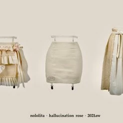 [3 Skirts Set] Nololita Hallucination Rose Skirt Set New Arrivals