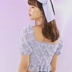 Lavender Garden Floral Top (Brand Mummy Cat) New Arrivals