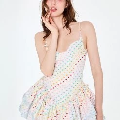 New Arrivals [Unosa] My Rainbow Mini Dress
