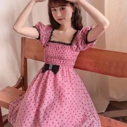 12 Studio Raspberry Chocolate Cake Vintage Dress