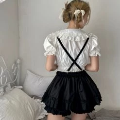 Nololita The Nightingale Ale Skirt With Straps And Inner Shorts