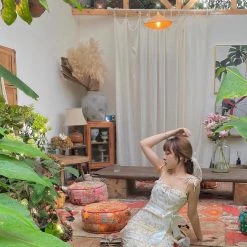 [Premium Selected] Floral Soufflé Mini Dress (designer Arilf)