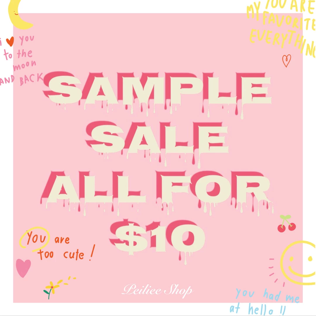 Peiliee Shop Sample Sale 1 Peiliee Shop Sample Sale