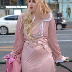 Peiliee Shop X Summer Joy New Arrivals [Mid Season SALE] Princess Angelina Velvet Dress Set