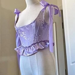 Ricchie Lavender Dream Corset Handmade New Arrivals