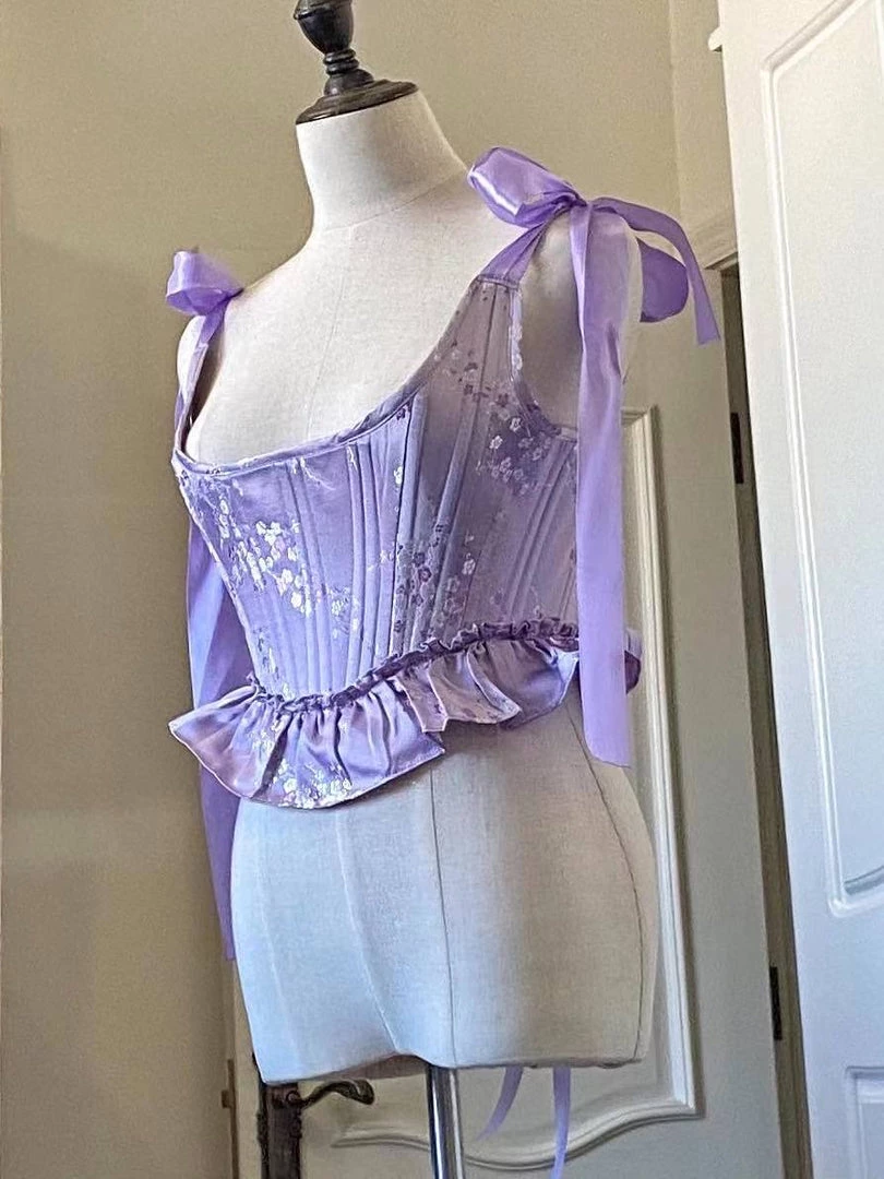 Ricchie Lavender Dream Corset Handmade New Arrivals 2 Ricchie Lavender Dream Corset Handmade New Arrivals