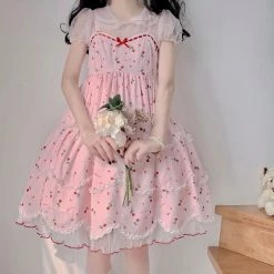 [Mid Season SALE] La Rose Rouge French Lace Dress (Design By Canmi)