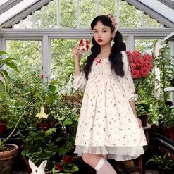 [Mid Season SALE] La Rose Rouge French Lace Dress (Design By Canmi)