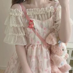 My Favorite 2022 New Arrivals [Basic] Tulips Letter Mini Dress