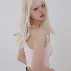 [Rose Island] The Summer Poetry Wing Crop Top