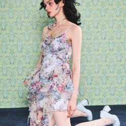 [Unosa] The Blossom Garden Bodycon Mini Dress New Arrivals