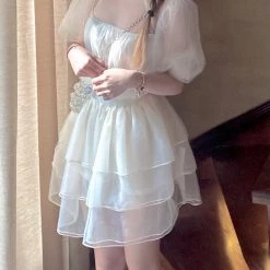 Arilf New Arrivals Minty Cloud Mini Dress Set