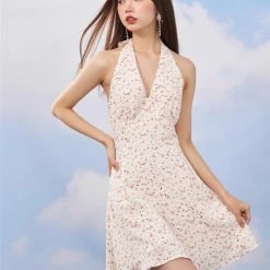 Sweet Sweet Love Floral Beach Wear Mini Dress (Brand Mummy Cat)