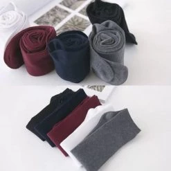 Peiliee Shop New Arrivals [Basic] Jk High School Girl OverKnees Socks