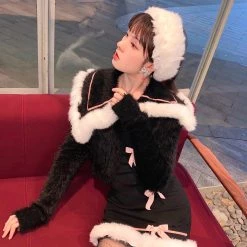 [Premium Selected Brand] Sakura Earl Grey Dress Set By Designer Arilf