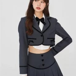 Mummy Cat La Lisa School Girl Suit Set