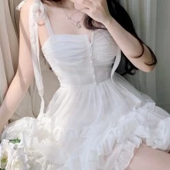 Vita Studio Pure Romance Chiffon Mini Dress