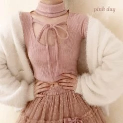 RIBERRY [Basic] Soft Angels Multi Wear Sweater Knitwear Basic Collection