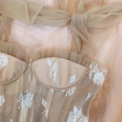 La Mia Eta New Arrivals [Couture] The Beige Rose Corset