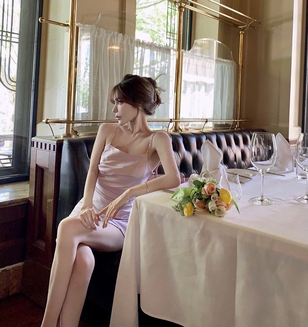 Chic Memories New Arrivals Lilac Aroma Satin Mini Dress 6 Chic Memories New Arrivals Lilac Aroma Satin Mini Dress