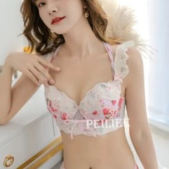 Miss KIKI New Arrivals (Curve Size Included) Strawberry Garden Bra Set [Premium Selected Japanese Brand]