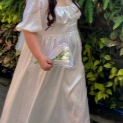 DAJUN New Arrivals Let’s Get Married Satin Dress