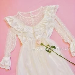 Customized New Arrivals [Tailor Made] Rose Encens Handmade Vintage Dress [Premium Selected]