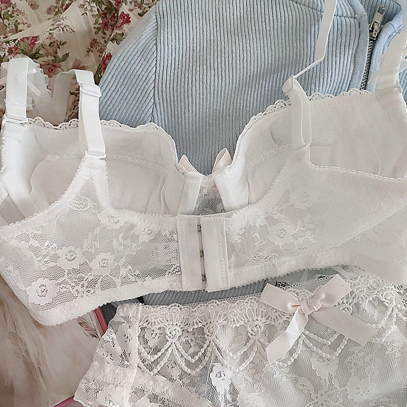 Japanese Lingerie Angel Ribbon For Stars And Roses Bra Set 23 Japanese Lingerie Angel Ribbon For Stars And Roses Bra Set