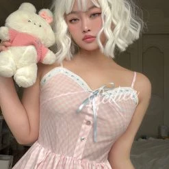 [Exclusive To PeilieeShop] Orange Blossom Gingham Dress New Arrivals