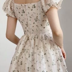 Vintage Inspired Walking In The Garden Floral Dress New Arrivals