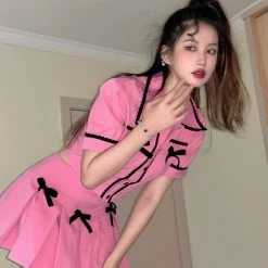 Under Pass Original New Arrivals [Premium Selected] Falling For You BlackPink Styled Suit Set